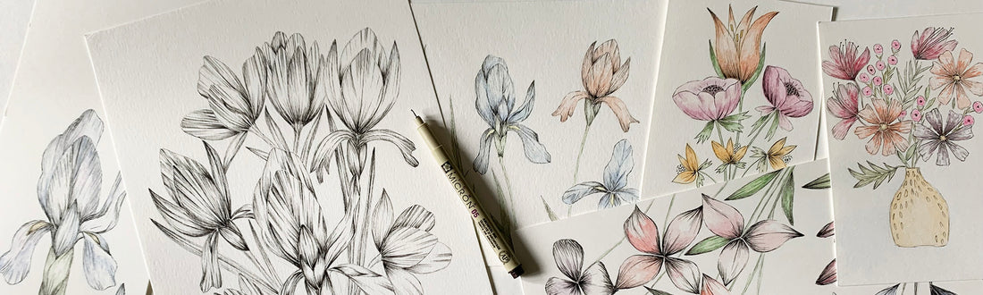 Drawing workshops for wellbeing and mental health