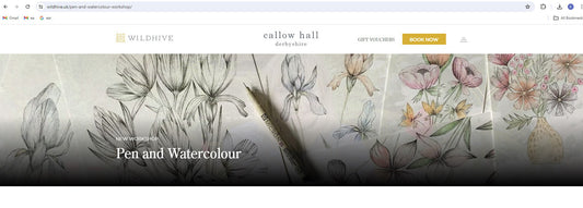 Wildhive Callow Hall Pen & Watercolour Workshops